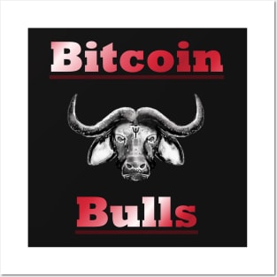 Bitcoin Bull Cryptocurrency Bull Run Posters and Art